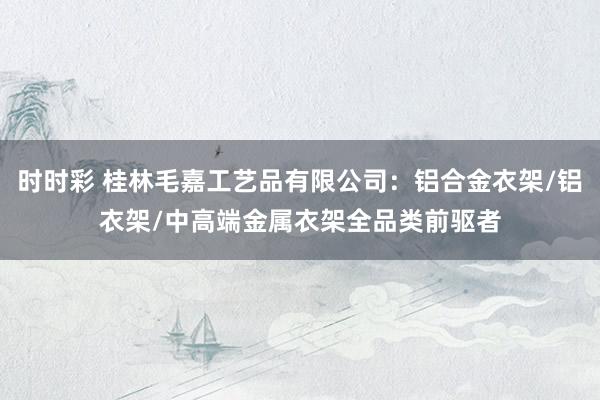 时时彩 桂林毛嘉工艺品有限公司：铝合金衣架/铝衣架/中高端金属衣架全品类前驱者